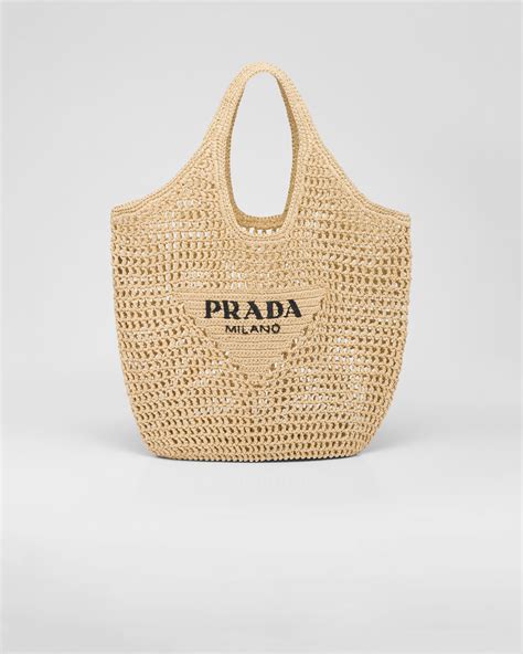 prada milano beach bag